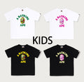 A BATHING APE BAPE KIDS STA CAMO COLLEGE TEE