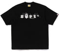 A BATHING APE WRINKLE BAPE LOGO RELAXED TEE