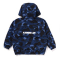 A BATHING APE BAPE KIDS COLOR CAMO BAPE HOODIE JACKET (LOOSE FIT)