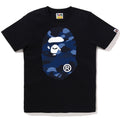 A BATHING APE Ladies' COLOR CAMO BIG APE HEAD TEE