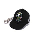 A BATHING APE BAPE KIDS ABC CAMO APE HEAD NEW ERA CAP KEY CHAIN