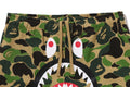 A BATHING APE ABC CAMO SHARK SWEAT SHORTS