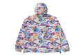 A BATHING APE ART CAMO HOODIED JACKET
