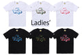 A BATHING APE Ladies' ABC CAMO MILO ON BAPE TEE