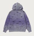 A BATHING APE DESTROY LAYERED RELAXED FIT ZIP HOODIE