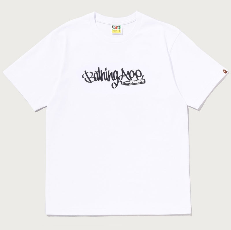 A BATHING APE BAPE MARKER PEN MOTIF TEE