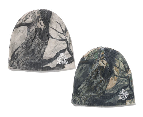 A BATHING APE TREE EDGE CAMO KNIT CAP