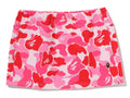 A BATHING APE Ladies' ABC CAMO SWEAT SKIRT