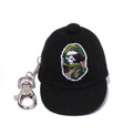 A BATHING APE BAPE KIDS ABC CAMO APE HEAD NEW ERA CAP KEY CHAIN