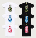 A BATHING APE ABC CAMO MILO ON APE HEAD TEE