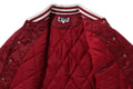 A BATHING APE TONAL SOLID CAMO PADDED VARSITY JACKET