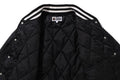 A BATHING APE TONAL SOLID CAMO PADDED VARSITY JACKET