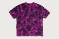 A BATHING APE Ladies' COLOR CAMO SHORT FUR SLIM TEE
