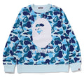 A BATHING APE ABC CAMO BY BATHING APE CREWNECK SWEAT SHIRT