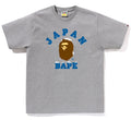 A BATHING APE JAPAN CITY COLLEGE TEE ( Japan Limited )