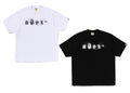 A BATHING APE WRINKLE BAPE LOGO RELAXED TEE