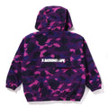 A BATHING APE BAPE KIDS COLOR CAMO BAPE HOODIE JACKET (LOOSE FIT)