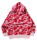 A BATHING APE ABC CAMO RAYON RELAXED FIT SHARK FULL ZIP HOODIE