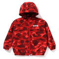 A BATHING APE BAPE KIDS COLOR CAMO BAPE HOODIE JACKET (LOOSE FIT)