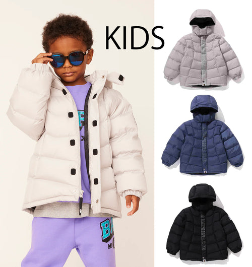 A BATHING APE BAPE KIDS BAPE STITCHING DOWN JACKET
