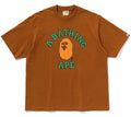 A BATHING APE HAND DRAWN COLLEGE RELAXED TEE