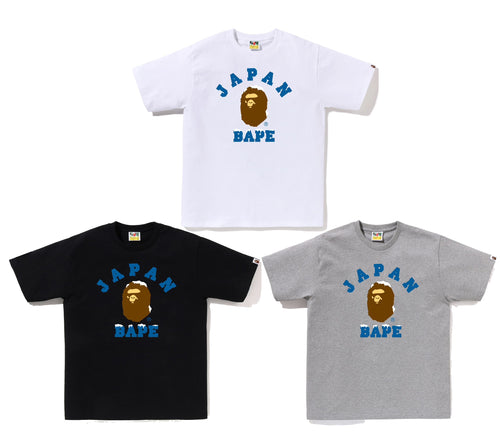 A BATHING APE JAPAN CITY COLLEGE TEE ( Japan Limited )