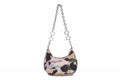 A BATHING APE Ladies' STA OVER PRINT 1ST CAMO QUILTING MOON SHAPE BAG