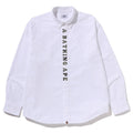 A BATHING APE 1ST CAMO APPLIQUE OXFORD L/S SHIRT