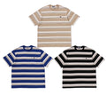 A BATHING APE STRIPE ONE POINT RELAXED FIT POCKET TEE