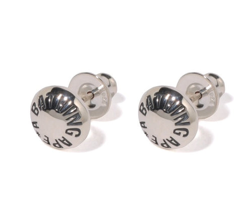 A BATHING APE A BATHING APE BUTTON EARRINGS Silver925