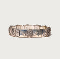 A BATHING APE BAPE BLACK ITEM #8 MAD FACE RELIEF BRACELET