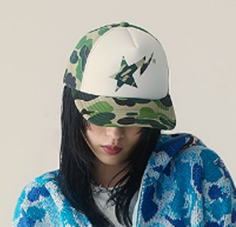 A BATHING APE ABC CAMO STA MESH CAP