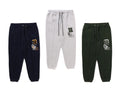A BATHING APE COLLEGE BADGES SWEAT PANTS