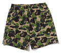 A BATHING APE ABC CAMO SWEAT SHORTS