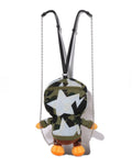 A BATHING APE Ladies' STA OVER PRINT 1ST CAMO BABY MILO PLUSH DOLL BACKPACK