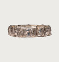 A BATHING APE BAPE BLACK ITEM #8 MAD FACE RELIEF BRACELET