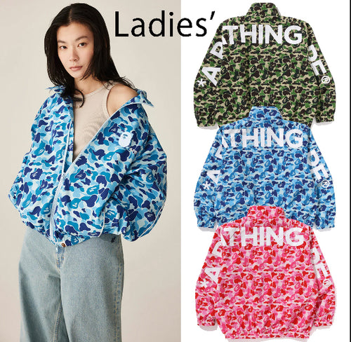 A BATHING APE Ladies' ABC CAMO TRACK JACKET