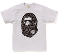 A BATHING APE NEON CAMO BIG APE HEAD TEE
