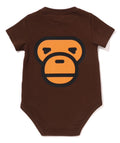A BATHING APE BAPE KIDS BABY MILO FACE BODYSUIT