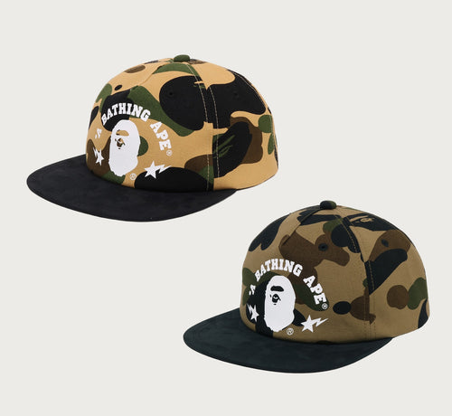 A BATHING APE 1ST CAMO PANEL CAP