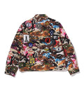 A BATHING APE HYBRID CAMO MULTI BADGE JACKET