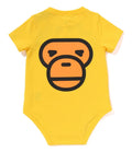 A BATHING APE BAPE KIDS BABY MILO FACE BODYSUIT