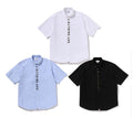 A BATHING APE 1ST CAMO APPLIQUE OXFORD SS SHIRT