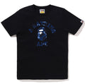 A BATHING APE Ladies' COLOR CAMO COLLEGE TEE