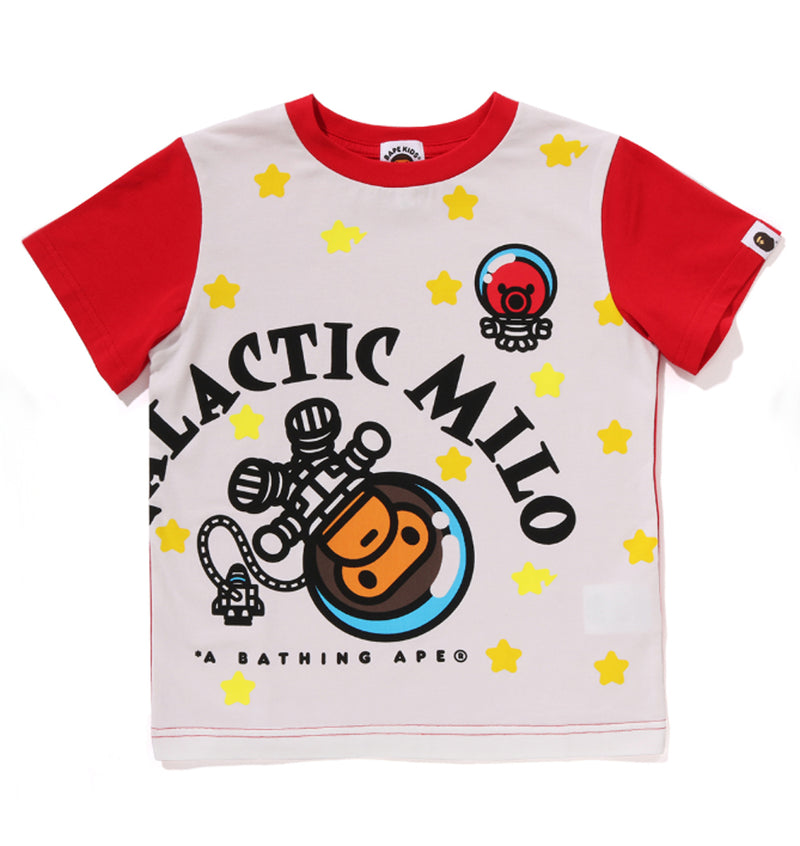 A BATHING APE BAPE KIDS GALACTIC MILO TEE