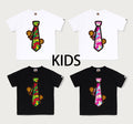 A BATHING APE BAPE KIDS STA CAMO MILO NECK TIE TEE