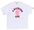 A BATHING APE HAND DRAWN COLLEGE RELAXED TEE