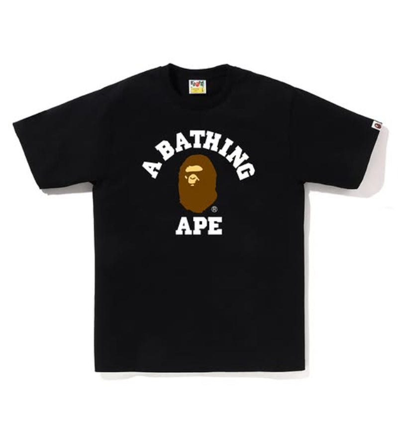 A BATHING APE COLLEGE TEE - happyjagabee store