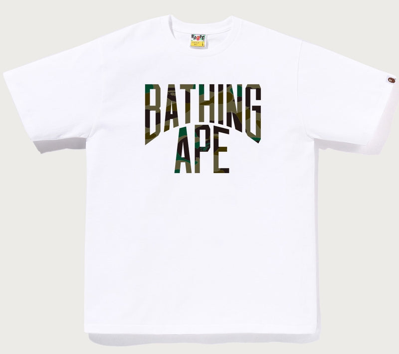 A BATHING APE 1ST CAMO NYC LOGO TEE