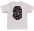 A BATHING APE NEON CAMO BIG APE HEAD TEE